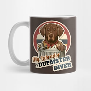 Dumpster diver Labrador Mug
